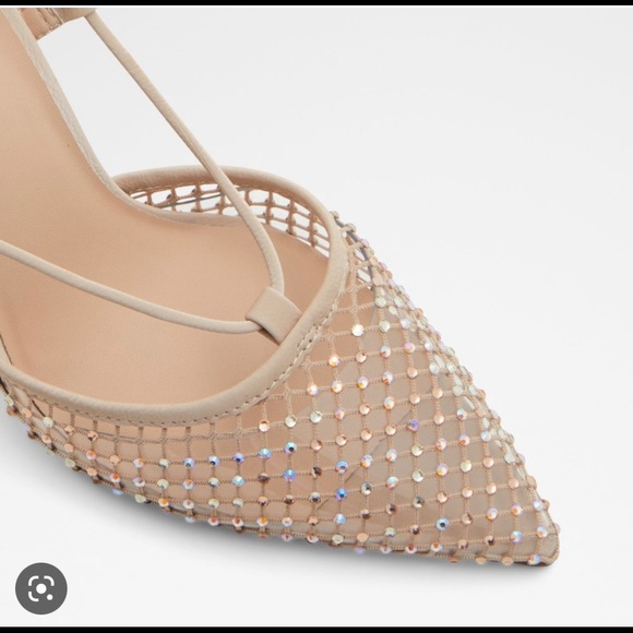 Aldo Ladanten Strappy Heels in Bone - Picture 1 of 4
